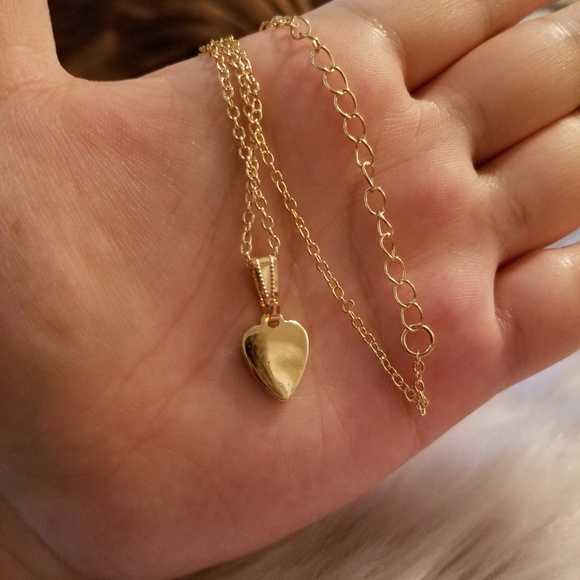 🍓Red heart gold cross necklace - Picture 9 of 9